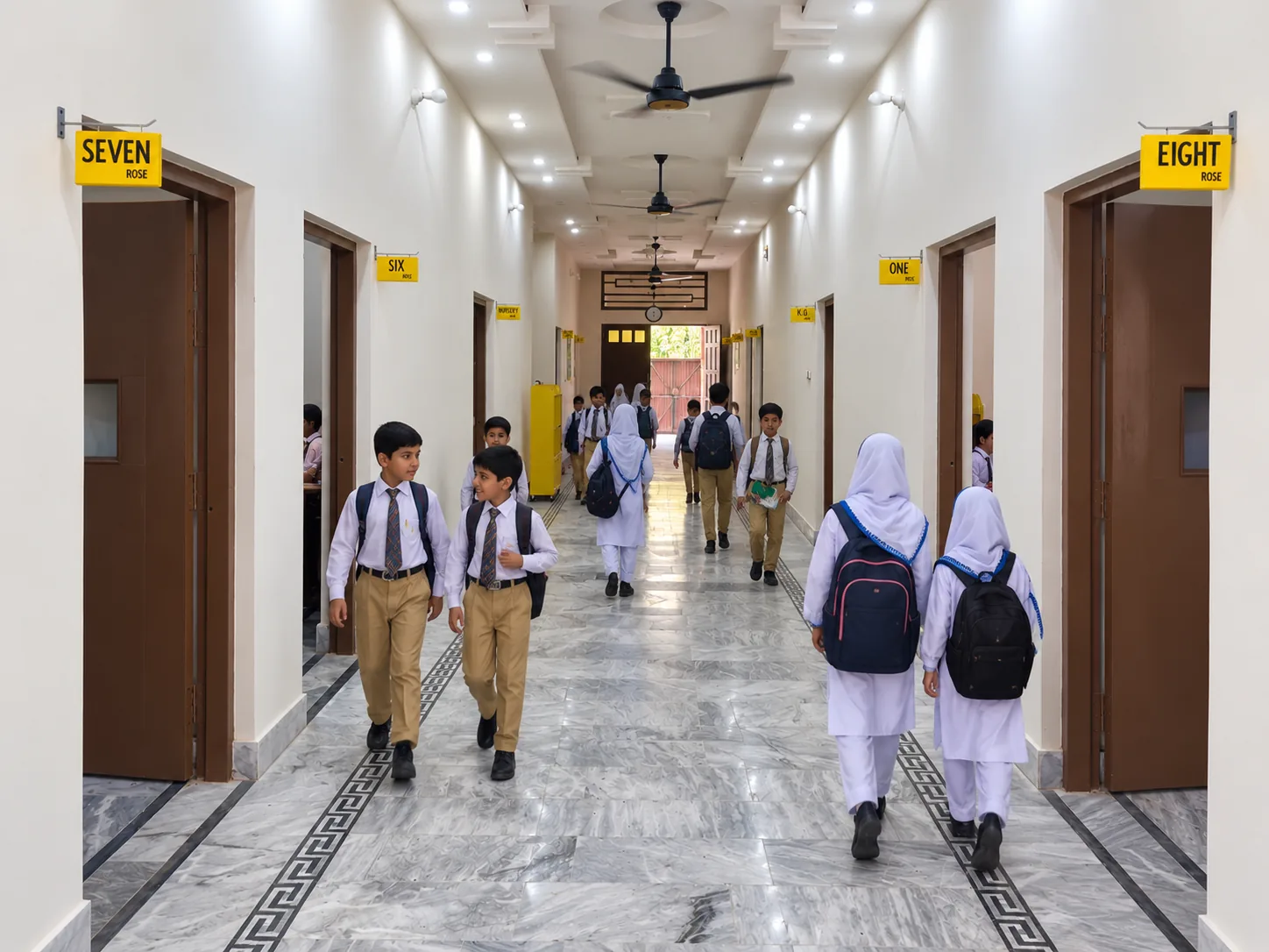 Islamic Foundation School students